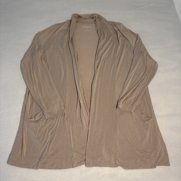 Women’s Torrid Super Soft Knits Size 1 Cream Cardigan Pockets 1X - Picture 1 of 11